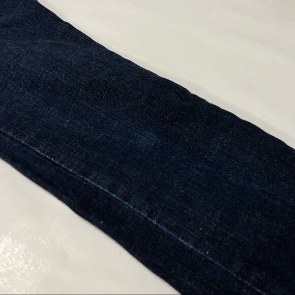 J Brand Jeans Y2K Dark Wash Straight Leg Low Rise Size 27 Cut #714 - Picture 3 of 13